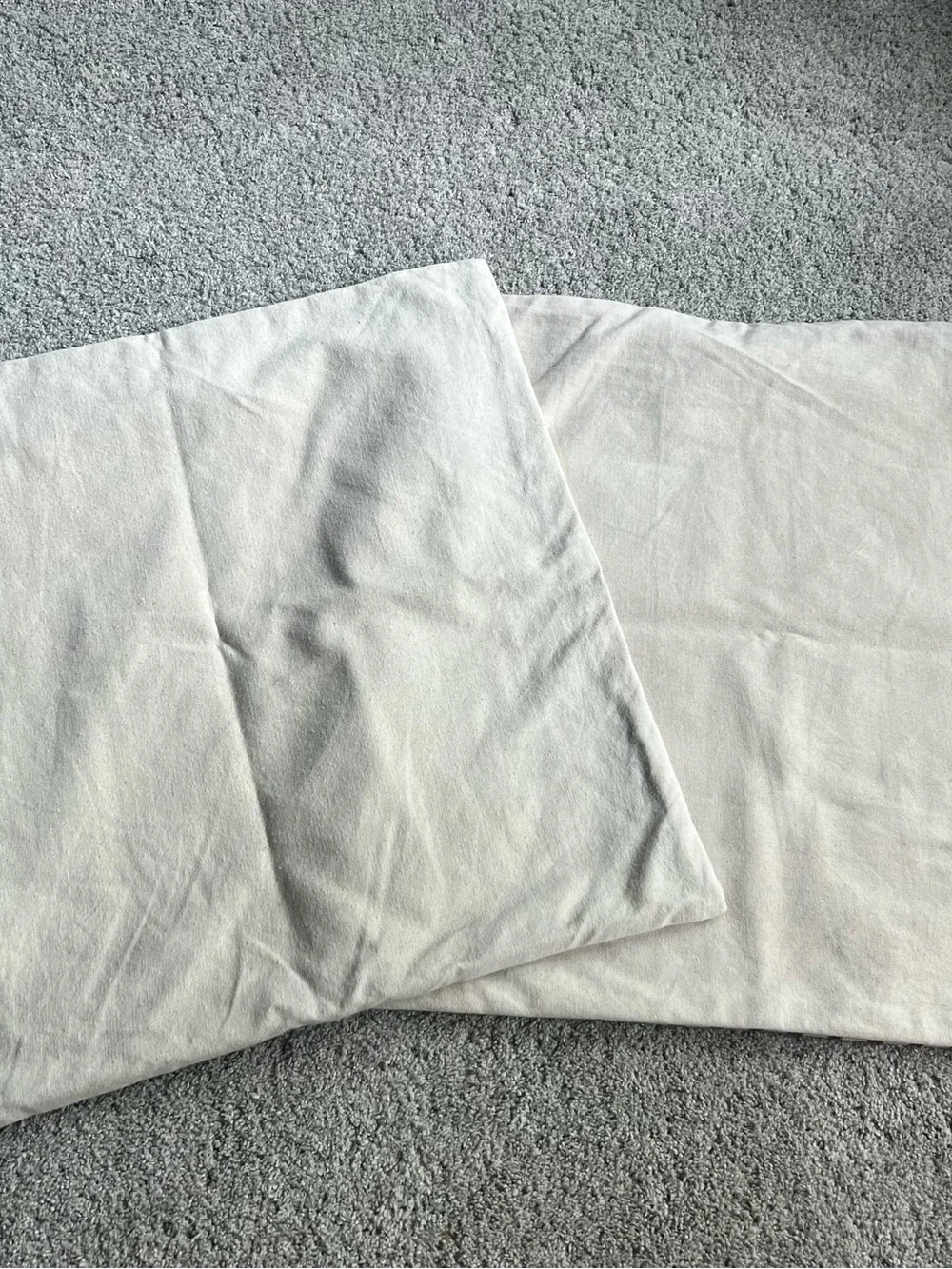 Lot Of 2 West Elm Silk Scandi Diamond Red Cream Pillow Cover - 20x20 Silk Cotton